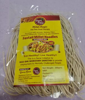 FOXTAIL MILLET NOODLES (Kangni Noodles), 200 gms.